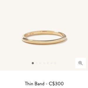 Mejuri 14k gold band